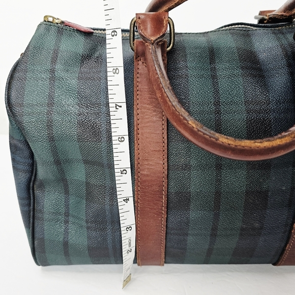 Polo Ralph Lauren Vintage Boston Top Handle Blackwatch Unisex Bag+ Strap - Picture 15 of 16